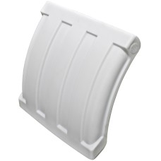 Dynaplas Quarter Plastic Mudguard - 630mm Wide - White